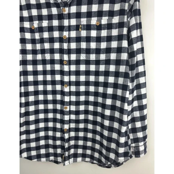 Buffalo Jackson Waxhaw Buffalo Plaid Flannel Shirt Plaid Button Down Mens XL - Picture 4 of 15